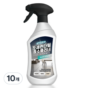 위시오 포세린타일 청소클리너, 10개, 800ml