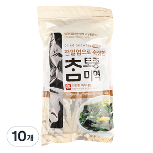 기장애 천일염에 숙성한 토종참미역, 100g, 10개