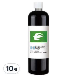 룰리커피 더치커피 콜드브루 커피원액 과테말라, 10개, 1개입, 500ml