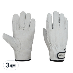 메이크미 내마모성 보호 장갑 양손착용 세트, 화이트, 3세트