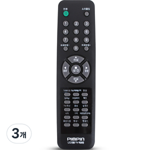 핌핀 LG 전용 TV 무설정 리모컨, PB-2070, 3개