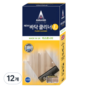 아스토니쉬 바닥 클리너 시트러스 L, 1L, 12개
