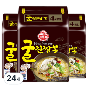 오뚜기 굴진짬뽕 라면 130g, 24개