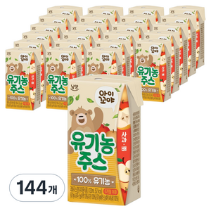아이꼬야 유기농 주스, 120ml, 144개