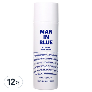 네이처리퍼블릭 맨 인 블루 올인원 모이스처라이저, 150ml, 12개