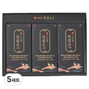 래오이경제 흑염소 스틱 30포, 450ml, 5세트
