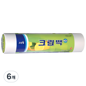 크린랩 크린랲식구크린롤백 35x45cm, 특대(XL), 500개입, 6개