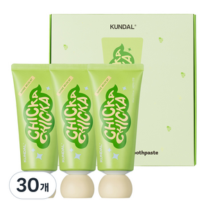 쿤달 치카 스마일 키즈치약 샤인머스캣향, 60g, 30개