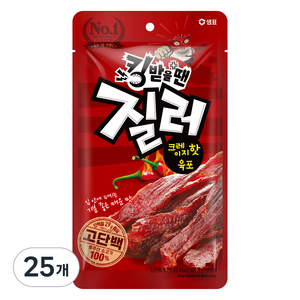 샘표 질러 크레이지핫 육포, 70g, 25개