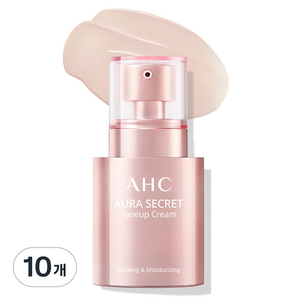 AHC 아우라 시크릿 톤업 크림 SPF30 PA++, 30g, 30ml, 10개