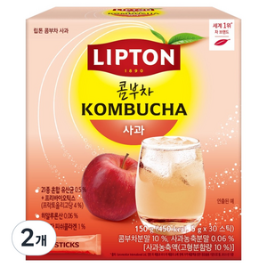 립톤 콤부차 사과, 5g, 2개, 30개입