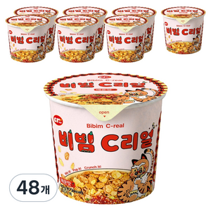 씨알로 컵 비빔 C리얼, 48개, 45g
