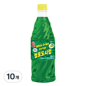 오뚜기 오쉐프 청포도시럽, 10개, 1kg