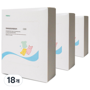 마켓플랜 이염방지 세탁시트, 18개, 30개입
