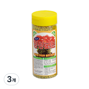 갑조네 싱싱코트 알갱이형 비료 식물영양제, 280g, 3개