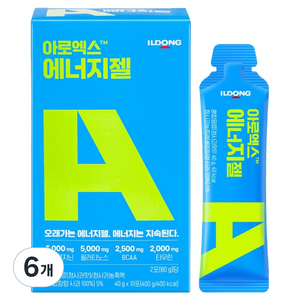 아로엑스 에너지젤 10p, 400g, 6개