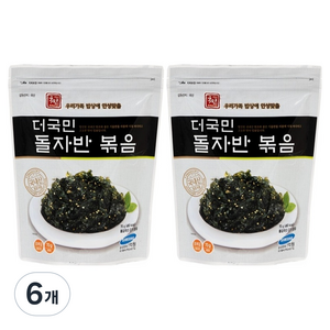더국민 돌자반 볶음, 70g, 6개