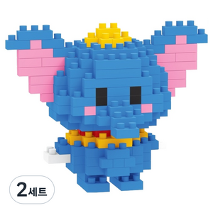 바니랜드 브릭스 블록 4p 세트, 서커스코끼리, 2세트