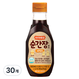 아이배냇 순간장 소스, 비빔용, 190ml, 30개