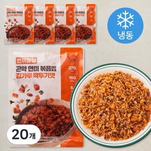 한끼통살 곤약 현미 볶음밥 김가루 깍두기맛 (냉동), 180g, 20개