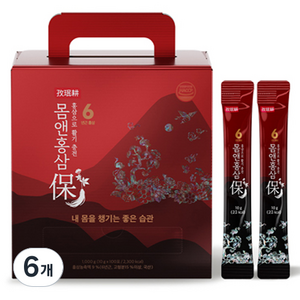 자민경 몸앤홍삼 보 100p, 1kg, 6개
