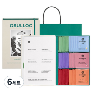 오설록 티 베리에이션 오 티백 차 세트, 차 6종 x 6p, 6세트