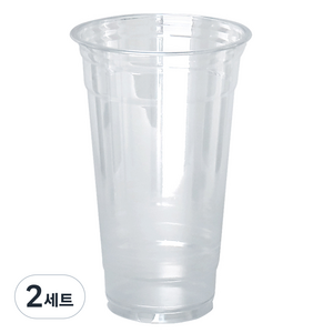 블룸엣홈 PET 일회용 투명컵, 590ml, 25개, 2세트