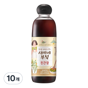 새미네부엌 진간장, 830ml, 10개