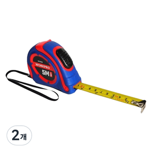 워크프로 셀프락줄자 6/24 5m x 19 mm WP261006, 2개