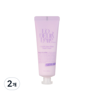 로더렛 컬러핏 그레이스 핸드 크림 화이트 머스크, 50ml, 2개