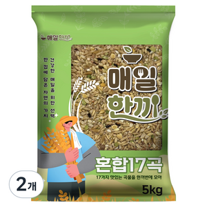 대구농산 매일한끼 혼합 17곡, 5kg, 2개