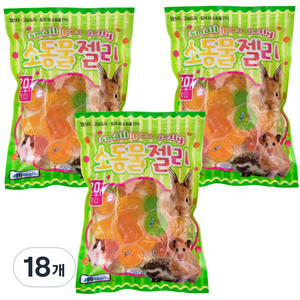 아마존 소동물 젤리 간식 20p, 320g, 18개