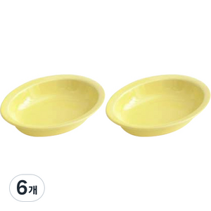 에라토 르네 스프 샐러드 볼, 옐로우, 6개