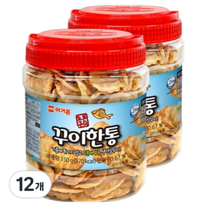 머거본 꾸이한통 스낵, 150g, 12개