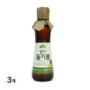 오가닉스토리 발아 들기름, 300ml, 3개