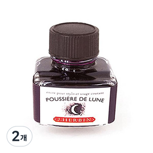 (503301)(J.HERBIN) 제이허빈 칼라잉크 달의먼지 30ml (13048), 푸시에르드륀느/달의먼지 48, 2개