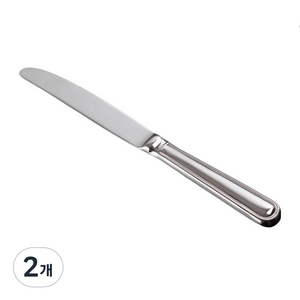 카운테스마라 카운테즈 패턴 테이블 나이프, 실버, 디너나이프, 2개