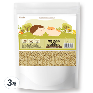 로라펫 식물성 섬유 베딩, 1.5kg, 3개