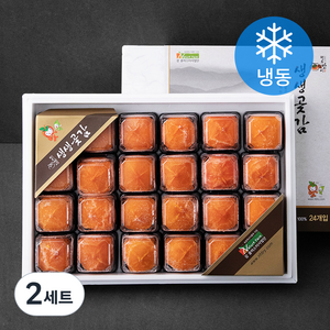 naturefarm 청도 생생 곶감 24과 세트 (냉동), 1.2kg, 2세트
