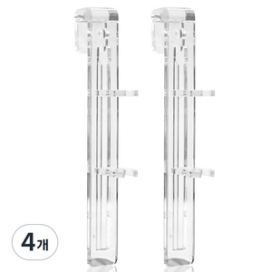 모비딕 스펀지 여과기 거치대 어항 부품 AD-02, 투명, 4개