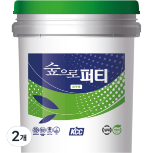 KCC숲으로 퍼티 외부용, 백색, 5kg, 2개