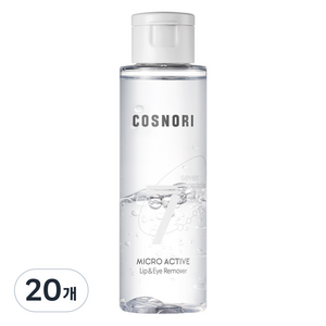 코스노리 마이크로 액티브 립앤아이 리무버, 150ml, 20개