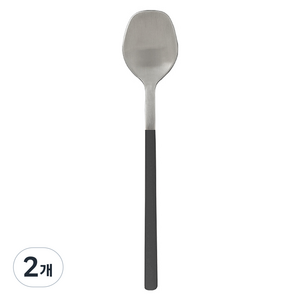메종오브제 시에르 딜라잇 커트러리 티스푼, 챠콜블랙, 단품, 2개