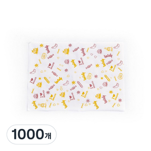 생지굿즈 베이킹 코팅유산지 아이러브 베이커리 WP03, 1개입, 1000개