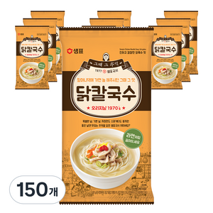 샘표 닭칼국수, 101g, 150개