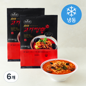 홍야 고기짬뽕 2인분, 1.26kg, 6개