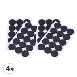 다온텐 소음 미끄럼 방지 패드 매트 네모, 4개