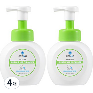 아토앤오투 베이비 버블 엉덩이 클렌저, 300ml, 4개