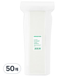 이니스프리 스킨팩 전용 5겹 화장솜, 50개, 80매입