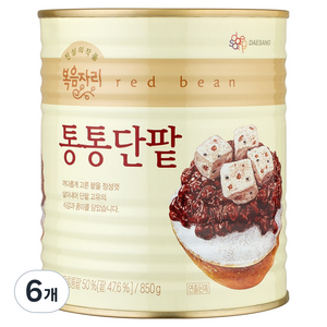복음자리 통통단팥, 850g, 6개